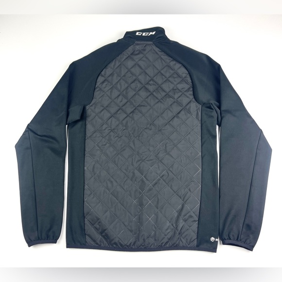 Men’s CCM Black Blues Hockey Team Jacket Size Small - Picture 2 of 5